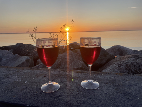 Solnedgang i Lohals 2024