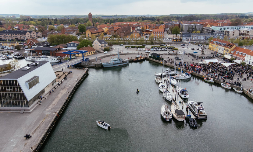 amerikansk dollar resterende Layouten Køge Marina | havneguide.dk