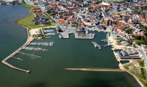 Luftfoto af Morsø Sejlklub og Marina