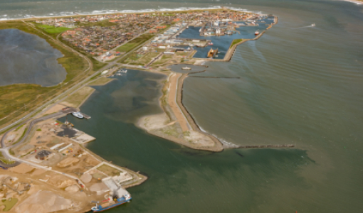 Luftfoto af Thyborøn Lystbådehavn