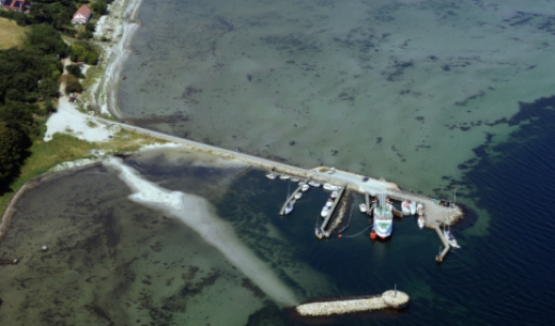 Luftfoto af Nekselø Havn