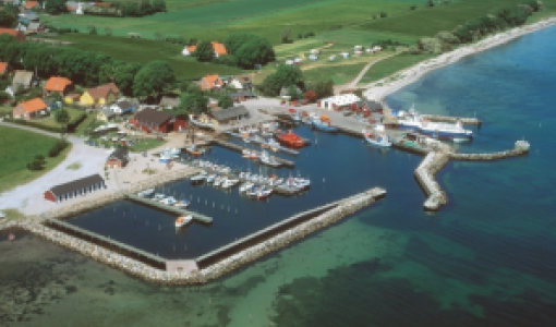 Luftfoto af Agersø