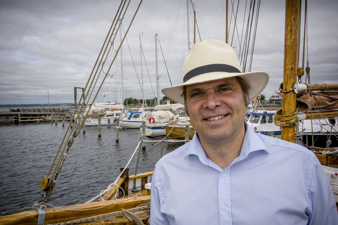 Søren Noes, formand for LAG Småøerne - bosat på Hjarnø